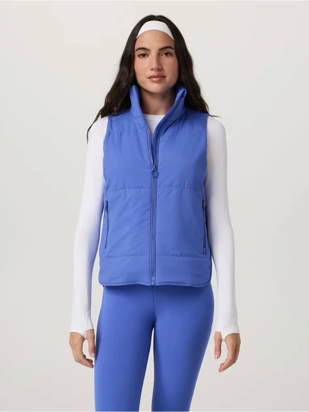 NWOT Vuori canyon insulated vest BRIGHT IRIS Size S